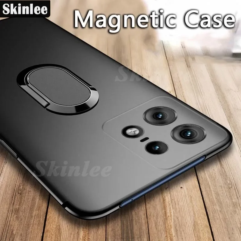 

For Motorola Edge 50 Pro Case With Holder Ring Silicone Soft Ultra-Thin Cover For Moto Edge 50 Ultra 50 Neo Fusion Back Casing