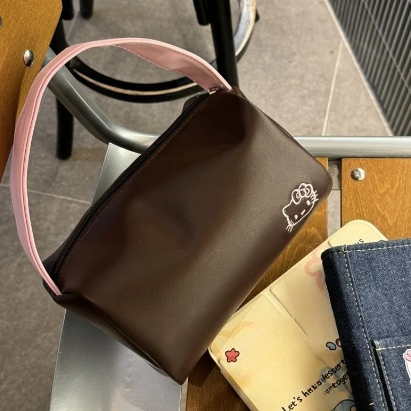 

Women's Cosmetic bag New PU Cosmetic pouch Large Capacity Makeup bag Travel Toiletry kit Portable Lipstick Storage Pouch