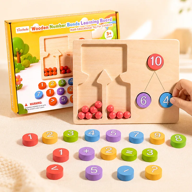 Kindergarten Math Addition Subtraction Teaching Aid Digital Decomposition Tool Childrens Learning Intelligence Montessori Toys