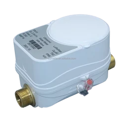 RTS ultrasonic smart water meter valve control type communicate via Tuya App ZigBee way prepaid water flow meter