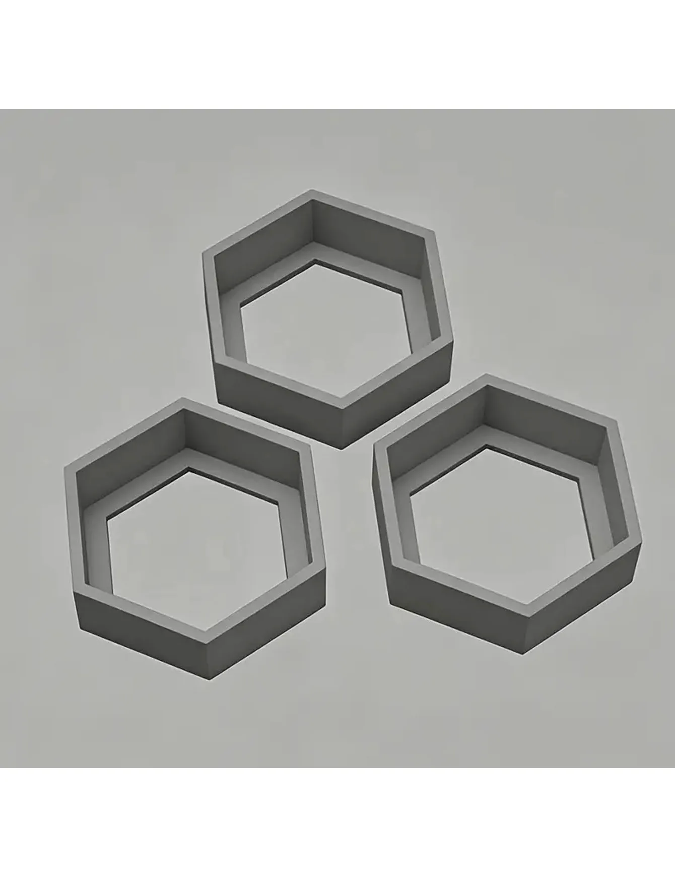 Nordic Hexagonal Wall Shelves 6