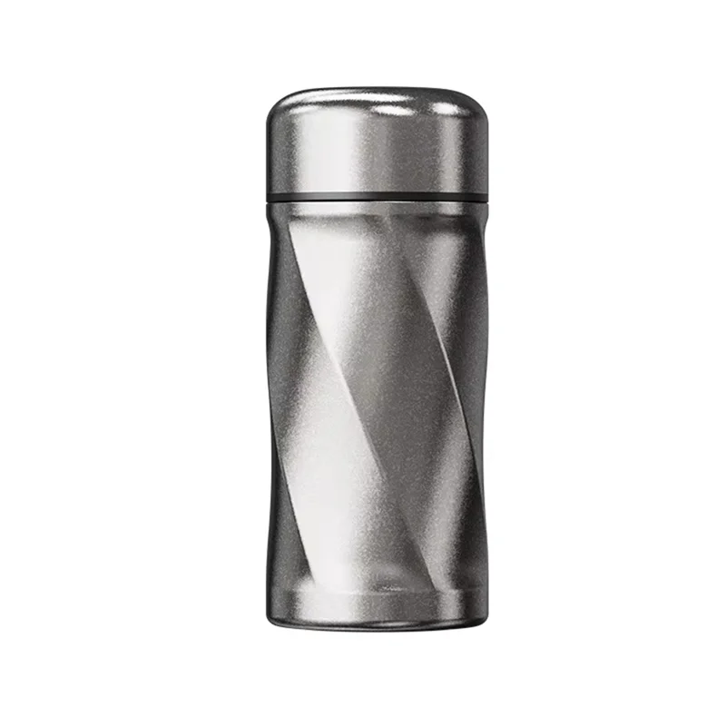 ABLN-Mini Pocket Titanium Mug بهلوان فصل قارورة التيتان كوب زجاجة القهوة قارورة مفرغة كوب