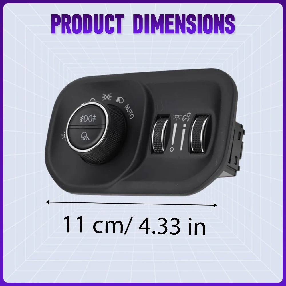 Interruptor de Control de lámpara antiniebla de faro automático para Ram 1500 2500 3500 2019 2020 2021 2022 68156064AC 68156064AB