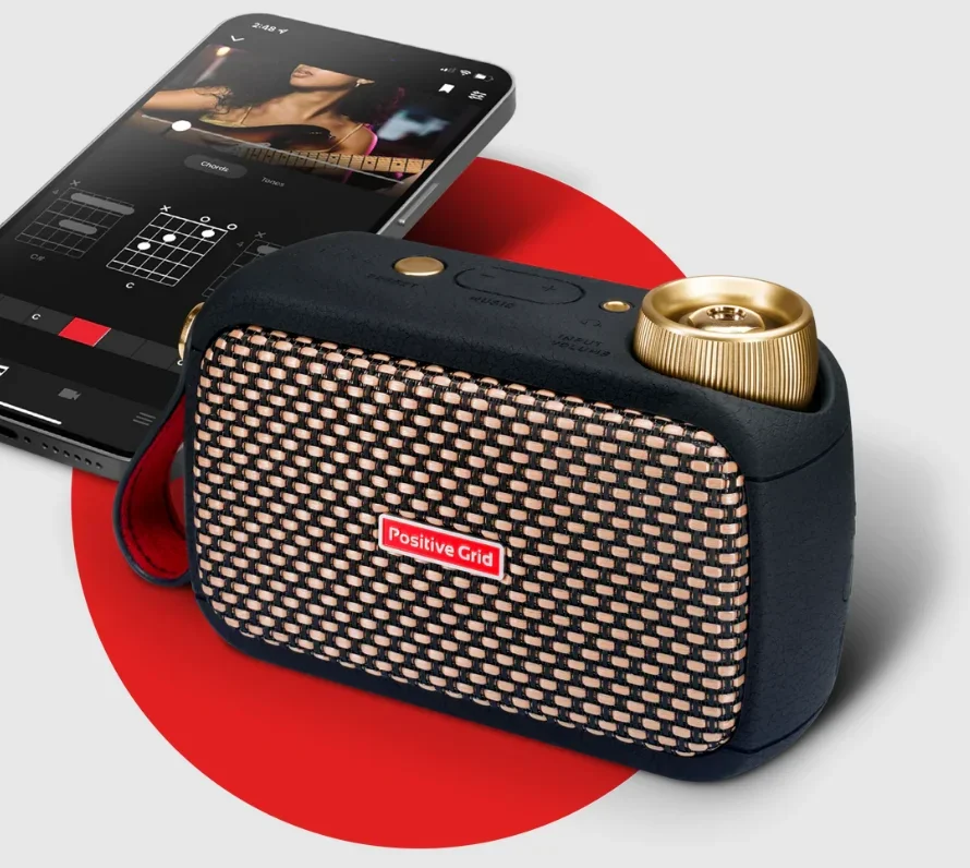 Positive Grid Spark GO Smart Electric Guitar Sound Speaker Bass Effector Internal Recording Bluetooth Portable Charging Speaker