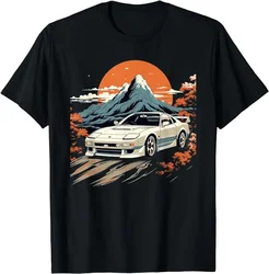 2024 aesthetic men t shirt JDM Car Japanese Retro Car Racing Drifting Legend Tuning T-Shirt short sleeves pure cotton streetwear