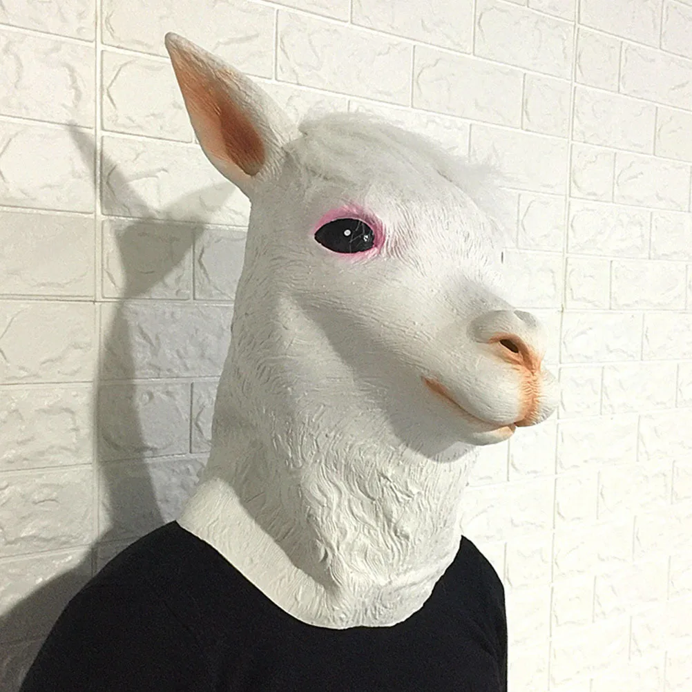 Latex Dierenkop Levensecht Paardenmasker Voor Halloween Kerstmis Carnaval Party Decor Leuk Cadeau Kinderen Vrienden Halloween Dierenkop