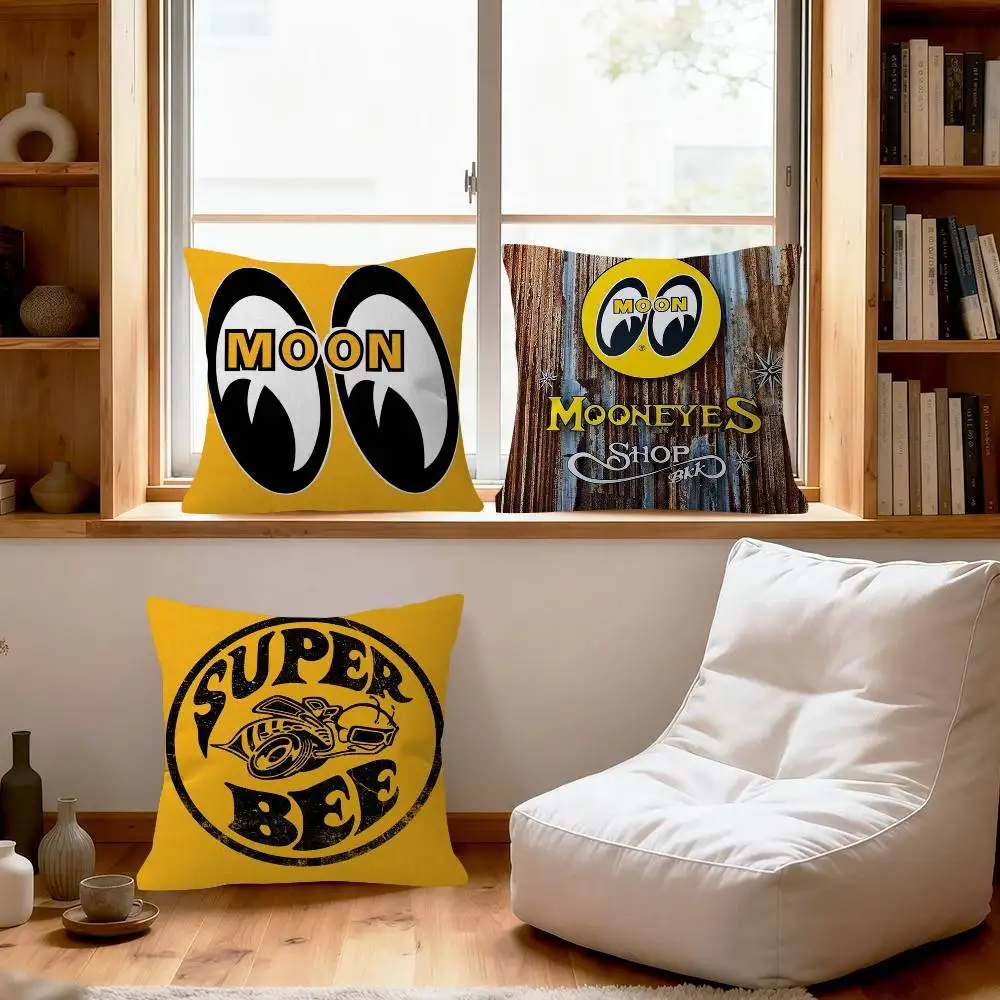 Fashion Brands M-Mooneyes   Pillow Gift Home Office Decoration Bedroom Sofa Car Cushion Cover case 45x45