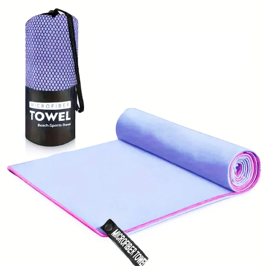 Schnell trocknendes Sporthandtuch, Schwimmen, Fitnessstudio, Fitness, schnell saugfähige Handtücher, Camping, Laufen, Schwimmen, Strand, Waschlappen – Detail 9