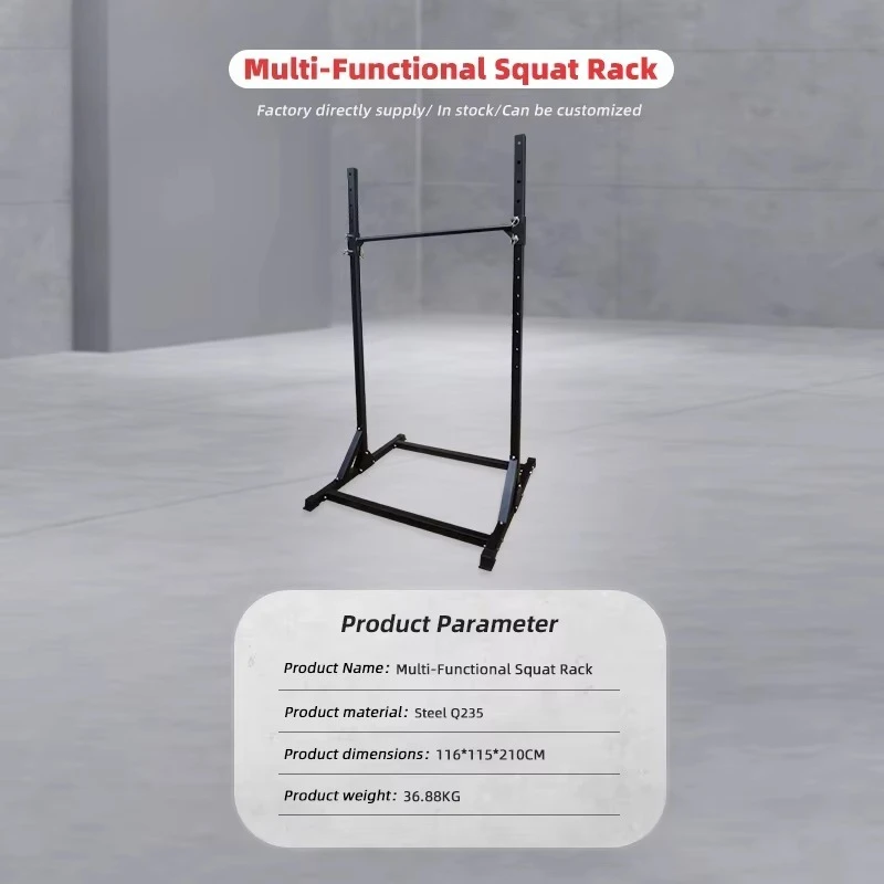 Modern Gym Pull-up Bar Station Durable Alloy Steel Frame Easy-to-Use Indoor Fitness Equipment