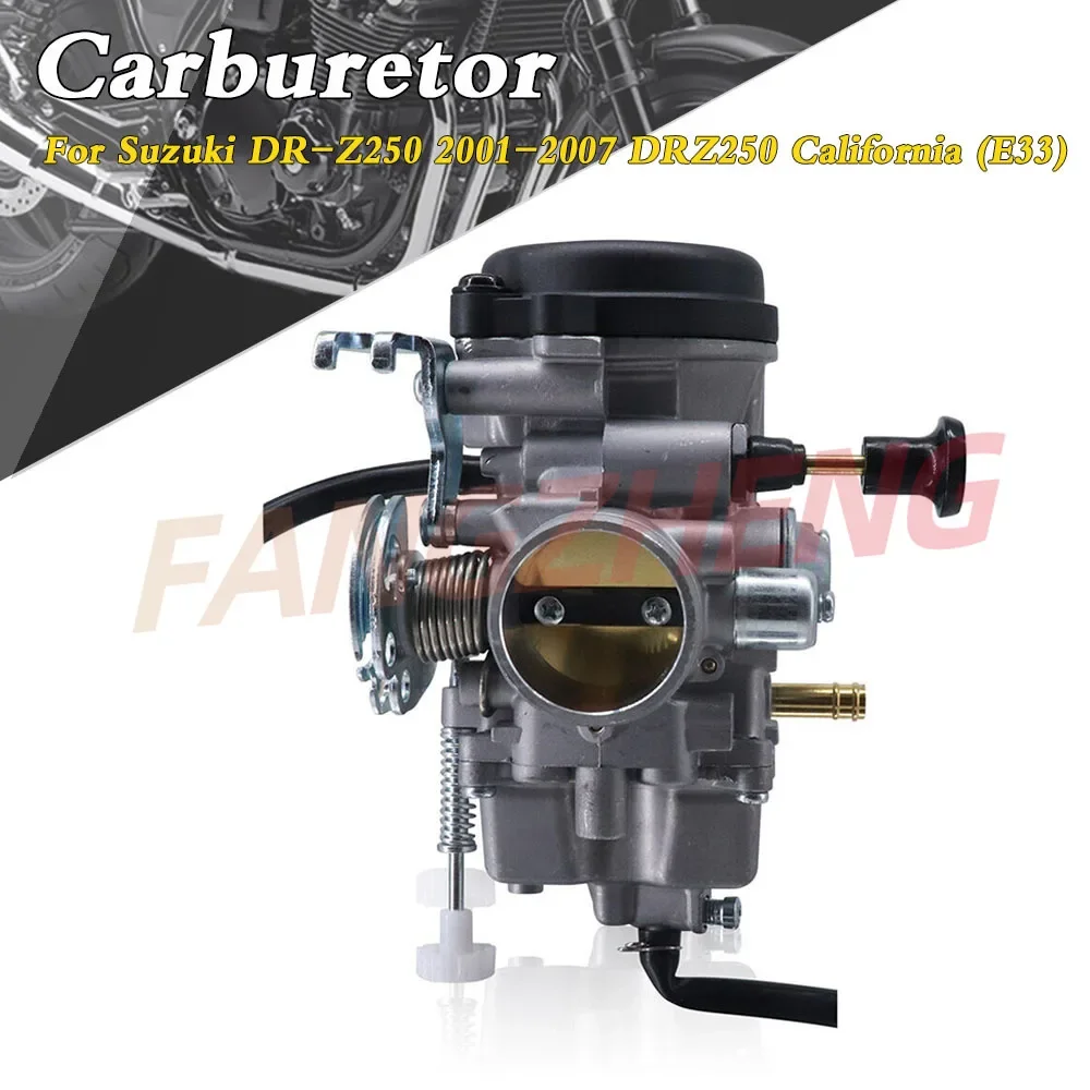 Motorcycle Carburetor For Suzuki DRZ250 13200-13E41 13200-13E40 Carb California Model E33 Carbu Air Intake Fuel Delivery