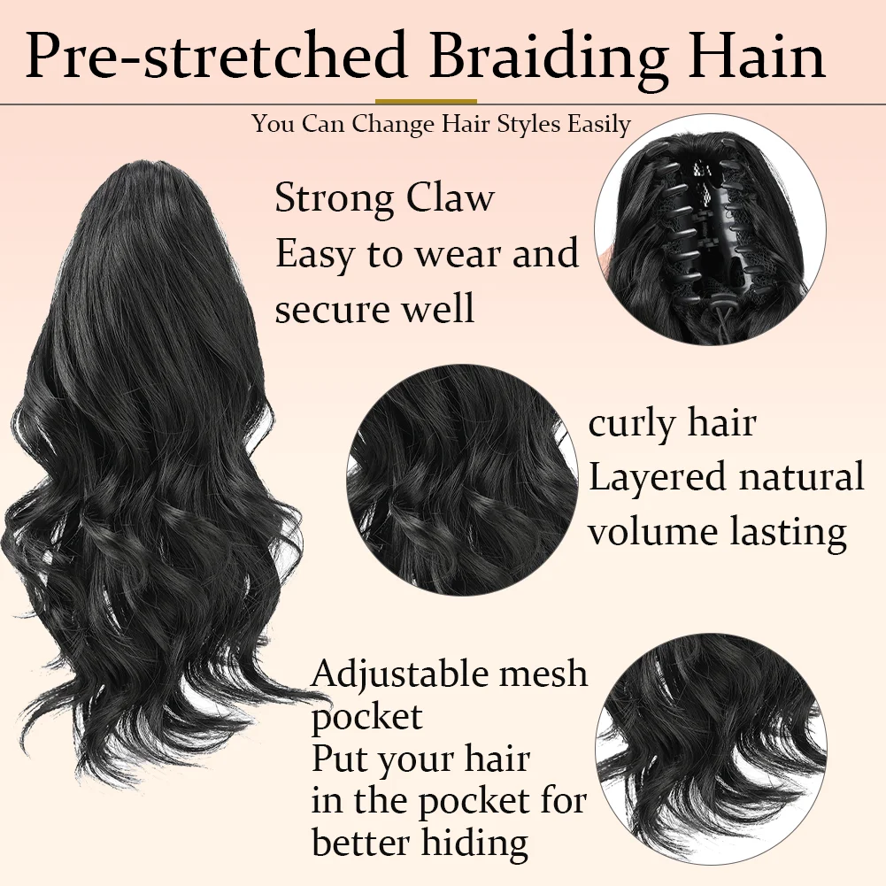Ponytail Extension Synthetic Hair 10\