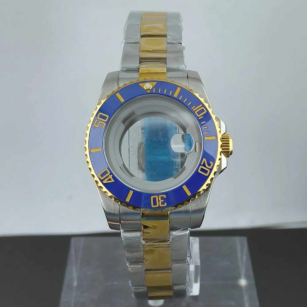 New NH05 Women's Case Stainless Steel 32.7mm Customized LOGO Ceramic bezel Suitable for NH05 Movement Watch Accessories