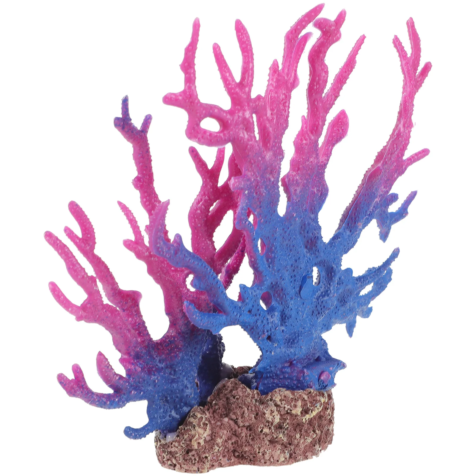 

Simulation Coral Decor Artificial Aquarium Plant Wear-Resistant Lifelike Fish Tank Decoration Home Landscape Ornament Desktop