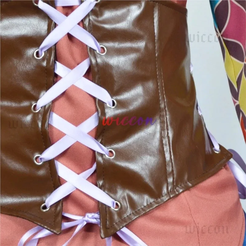 NewAlfira تأثيري لعبة بوابة زي المرأة فانتازيا زي قتال موحد مع ذيل الثور القرن هالوين كرنفال حفلة اللعب وتتسابق ل Wo #6