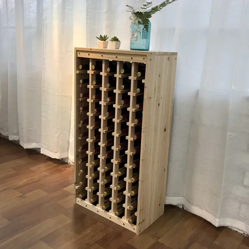 Salon Corner Display Wine Rack Kitchen Liquor Wooden Shelf Whisky Wine Cabinets Storage Club Cremalheira De Vinho Bar Furniture