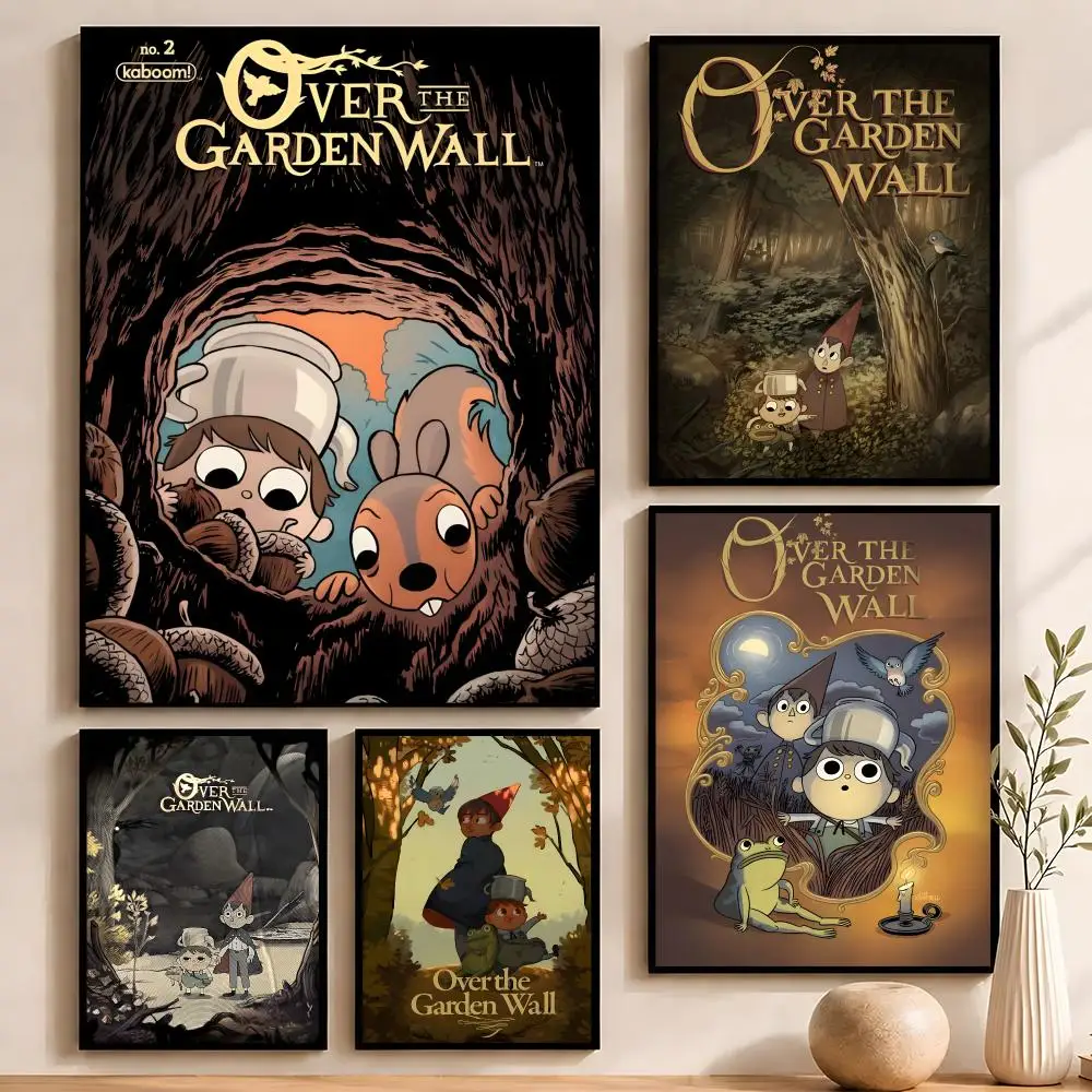 Anime Over the Garden Wall Poster HD Self Adhesive Waterproof Wall Art Ideal for Home Office Dorm Bedroom Great Gift