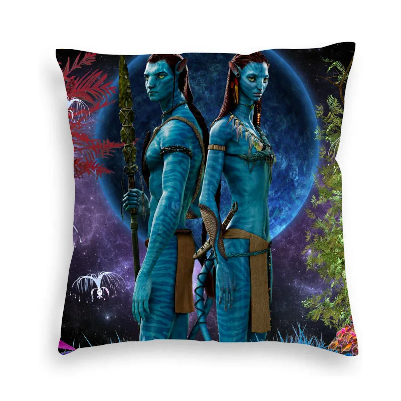 Avatar 5 Pillow Case Warrior Custom Cushion Cover Wedding Decoration Girl Birthday Party Gift Sofa Home Decor Baby Shower