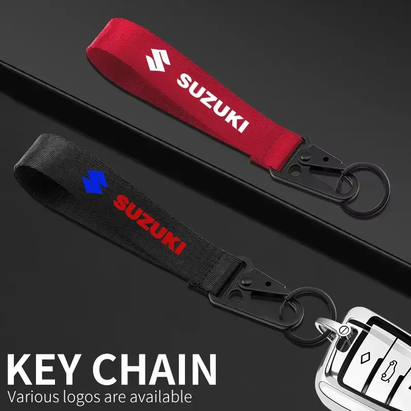 

Motorcycle key keychain Wrist Strap Key Holder Rope Lanyard For Suzuki GSXR 600 750 1000 GSF SFV GSXS