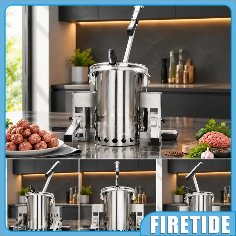Automatic Meatball Maker Machine Manual Household Commercial Beef Chicken Radish Press Molding Device Small Size
