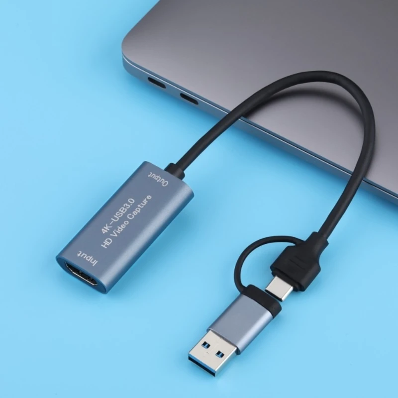 2K 50FPS USB إلى متوافق مع بطاقة التقاط الفيديو لعبة بطاقة التقاط مسجلات صندوق دروبشيب