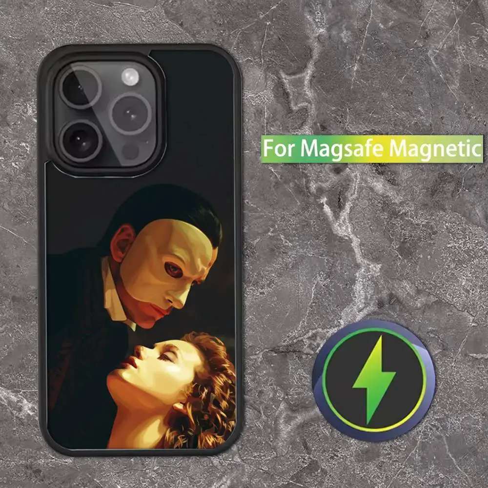 The Phantom Of The Opera Phone Case For iPhone 17,16,15,14,13,12,11,Pro,Max,Plus,Mini,SE Magsafe Magnetic Wireless Charging