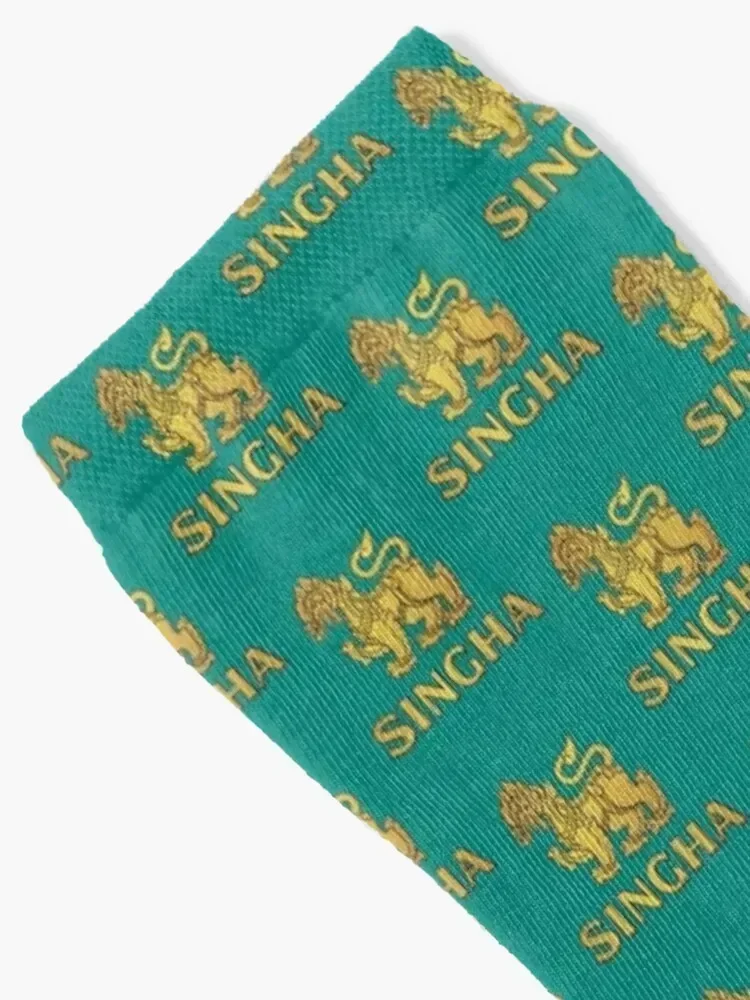 singha beer Classic Socks sports and leisure Antiskid soccer aesthetic Woman Socks Men's