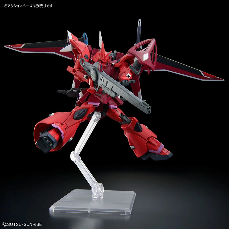 Bandai Original GUNDAM HG 1/144Serie Menaace Anime figura de acción modelos de ensamblaje juguetes coleccionables adornos regalos en Stock