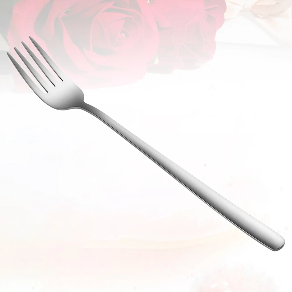 

3 Pcs Stainless Steel Fork Gift Christmas Forks Long Handle Flatware Korean Home Tableware Food