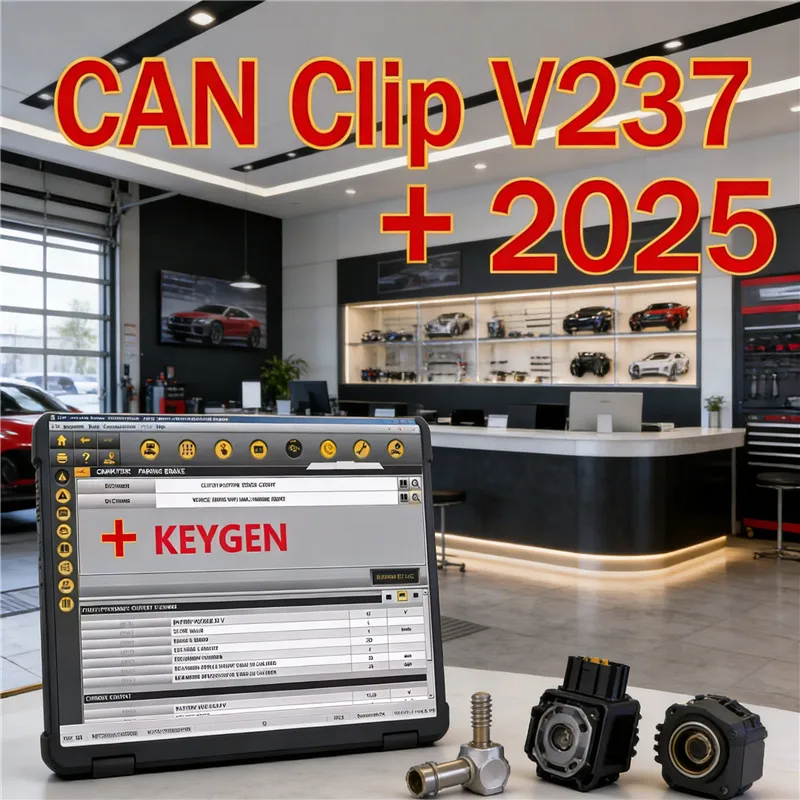 Latest 2025 Clip V237 Latest Software With Keygen For Rena-ult OBD2 Diagnostic software Auto Repair Software