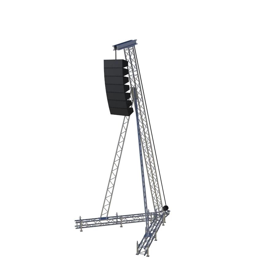 【Direct Factory Sale】Aluminum Truss Outrigger Stabilizer Brace For Stage Tower Stage Truss Tower Anti-Tip Side Support Outrigger