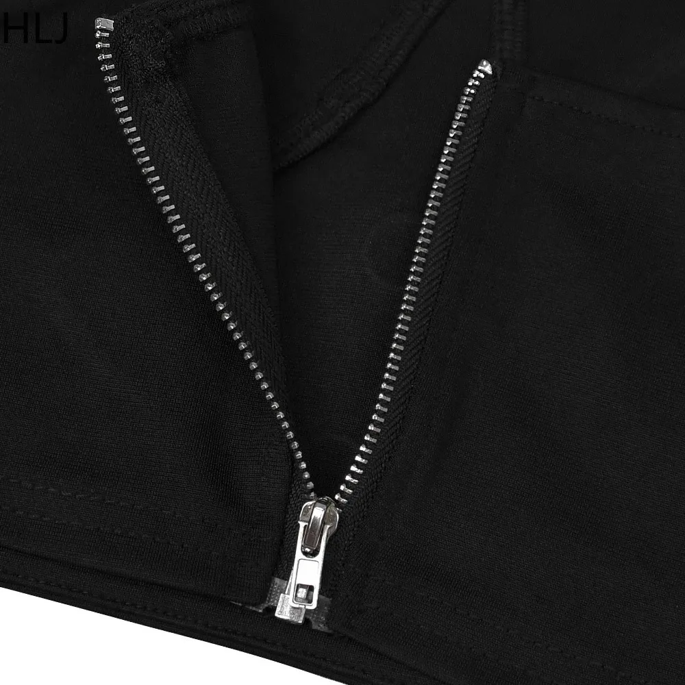 HLJ Fashion Two Piece Outfits Woman Spaghetti Strap Backless Metal Eyelet Crop Top and Pants Matching Suit Female Streetwear New