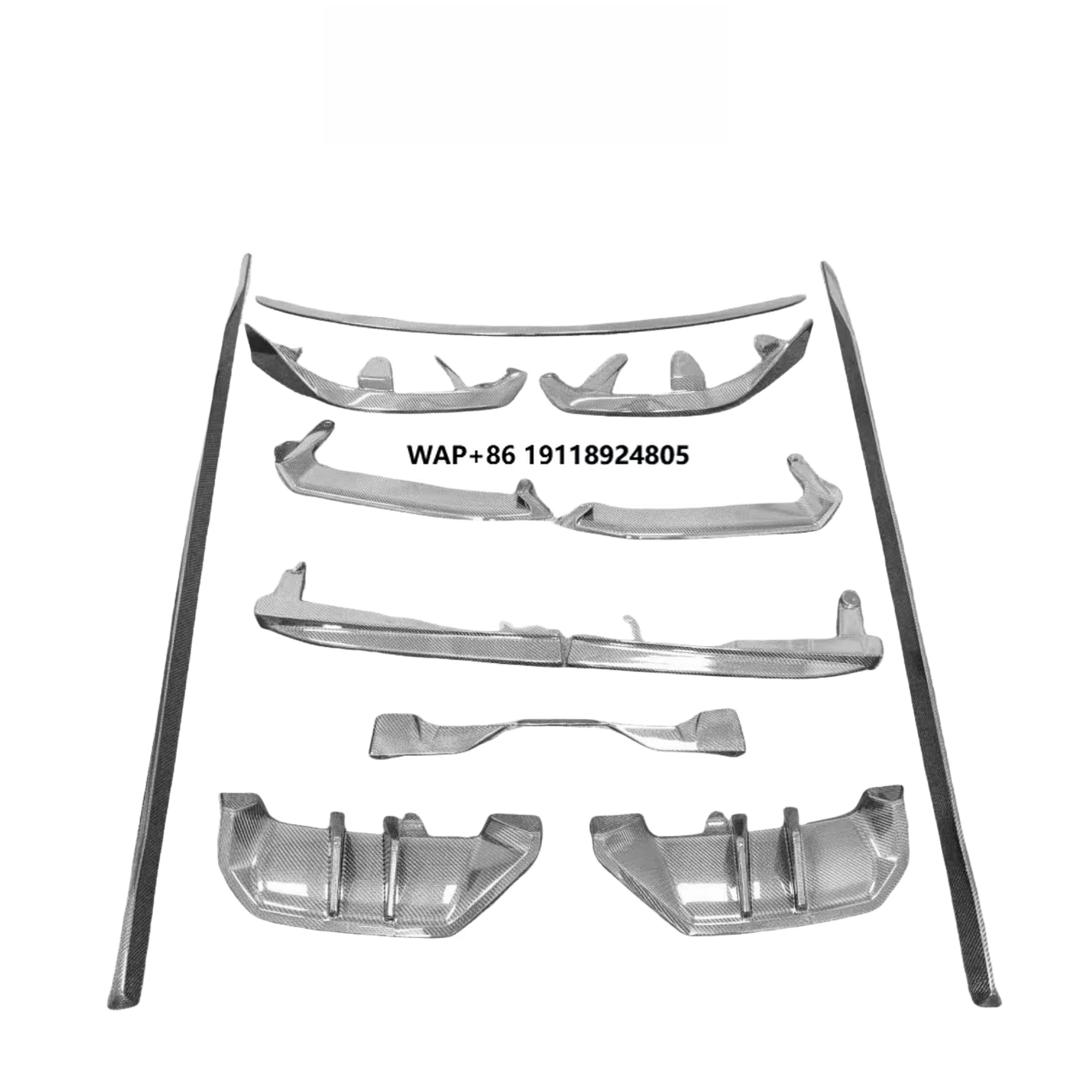 

Carbon Fiber M Sports Kit Upgrade MP Style Body Kit for 5 Series G60 Front Lip Side Skirt Diffuser Spoiler Accessories