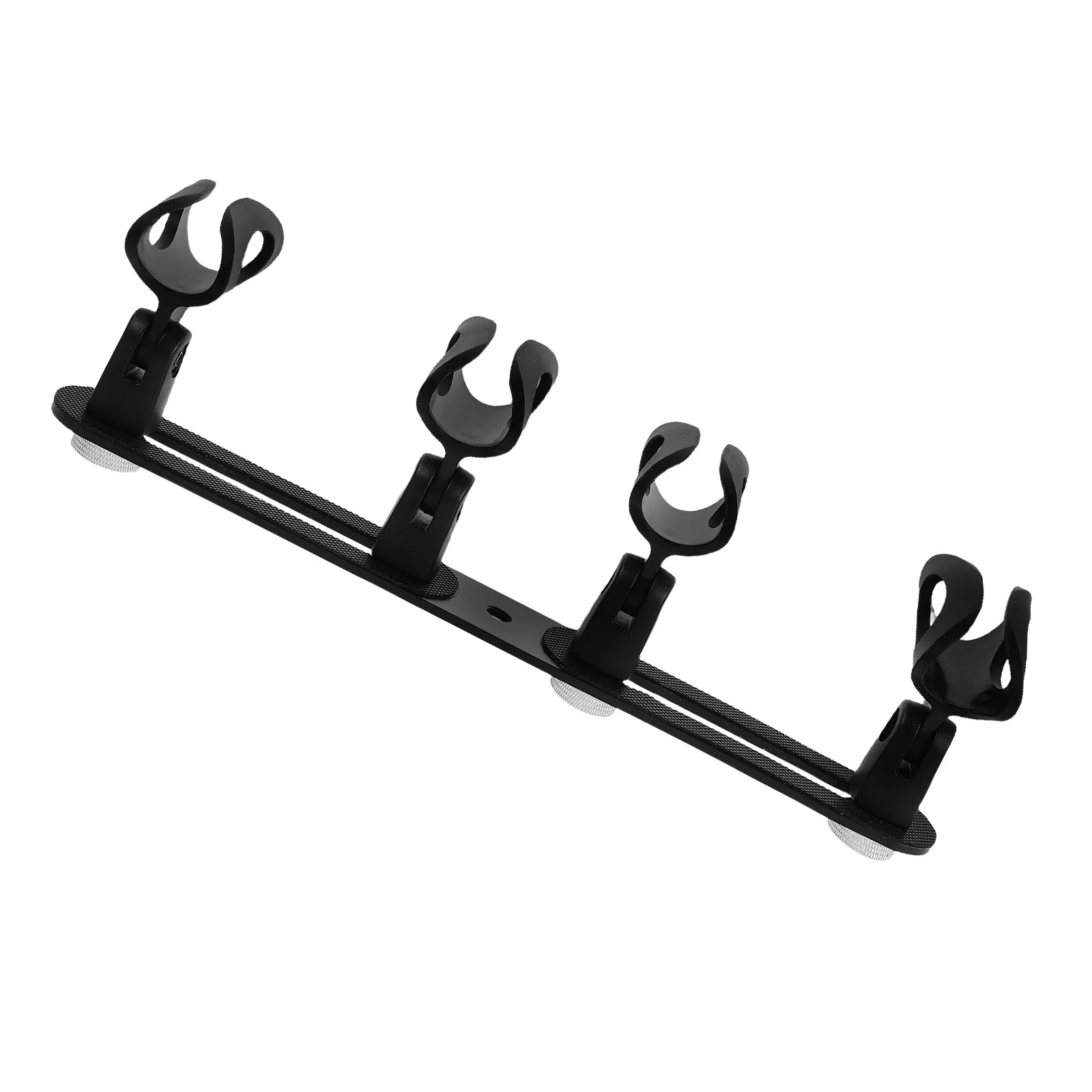 1Set Professional Microphone Mount Rack Aluminum Pole Clamp with Universal Mic Clips for Desk Stand Conference Room Group
