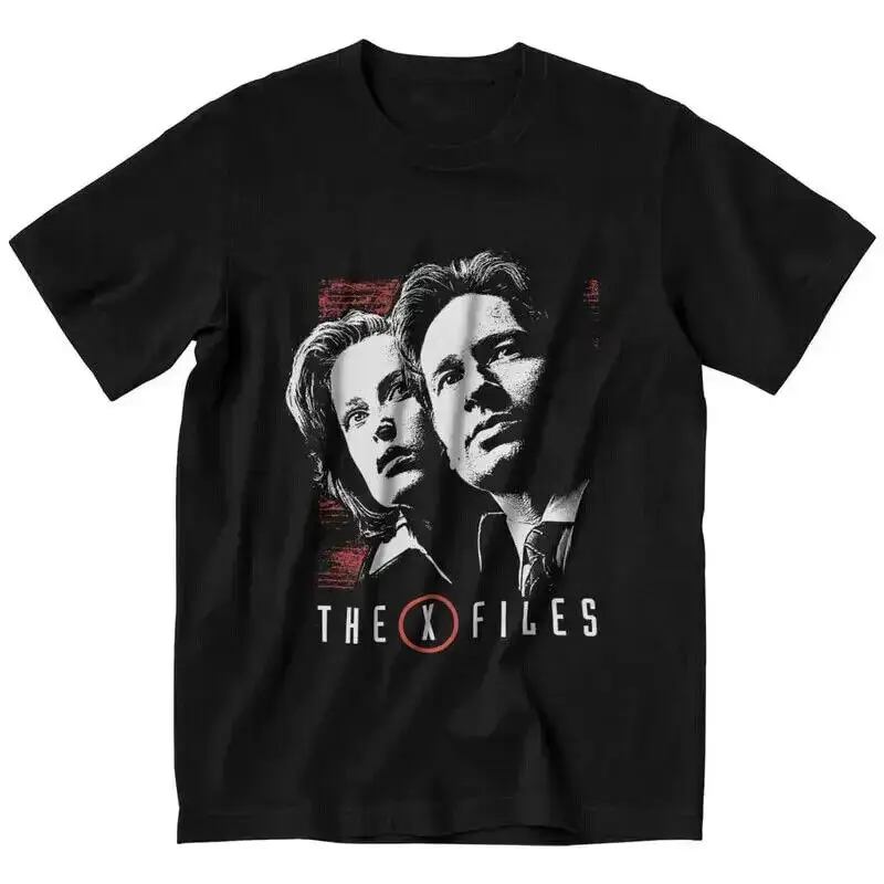 Men's Streetwear 'The X Files' Cotton black T-Shirt - Short Sleeve