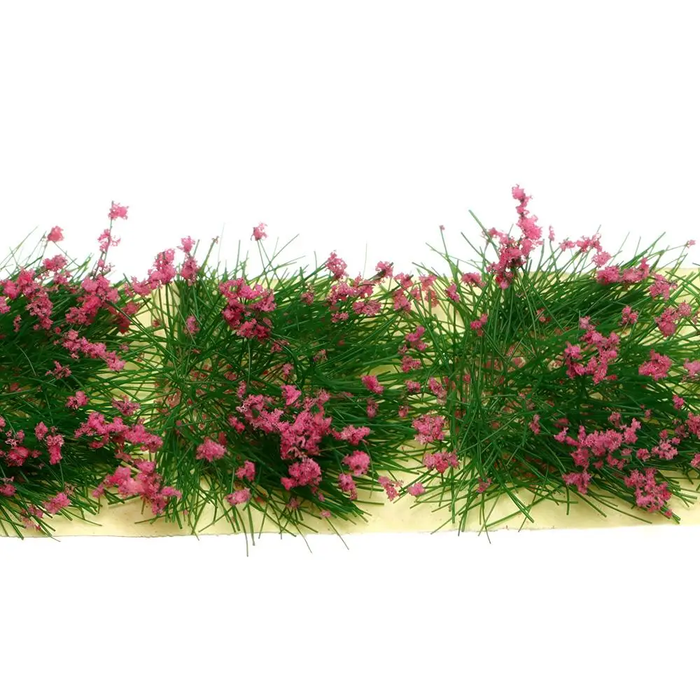 

9*1*0.6cm Sand Table Building Layout Landscape Wargame Miniature Garden Decor Flower Cluster Grass Tufts