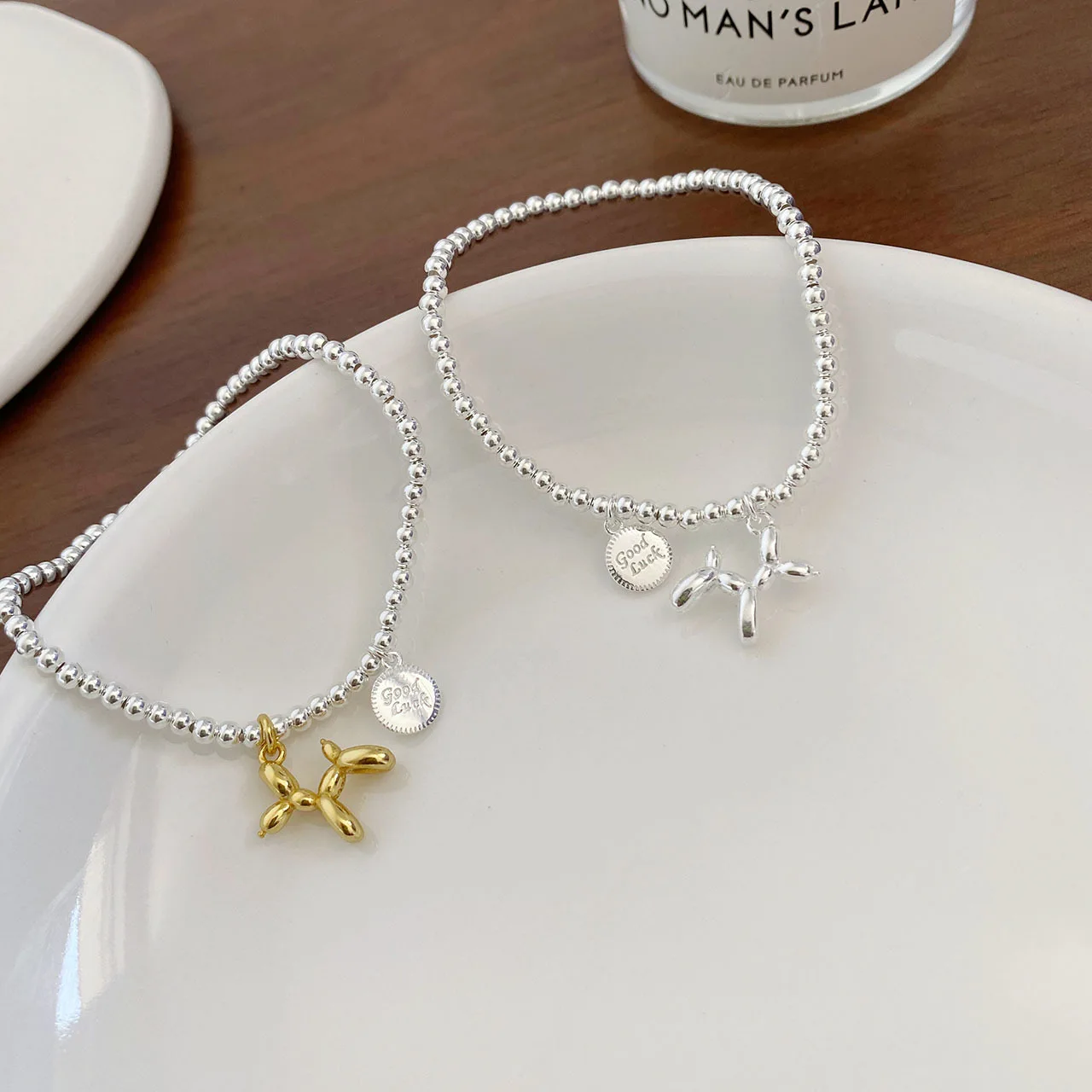 925 Sterling Silver Bracelets for Women Men String Accessories Trend Vintage Simple Horse Pendant Party Jewelry Gift