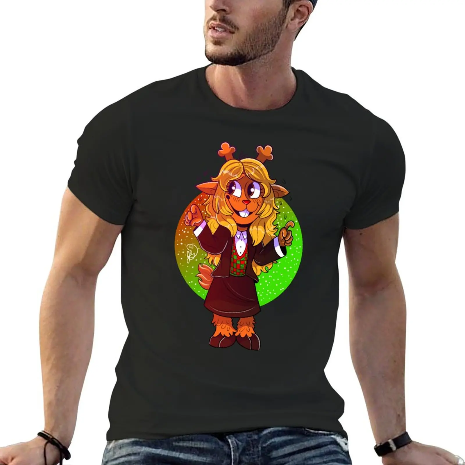 

Deltarune Noelle Holiday T-Shirt anime stuff boys animal print plain men graphic tees