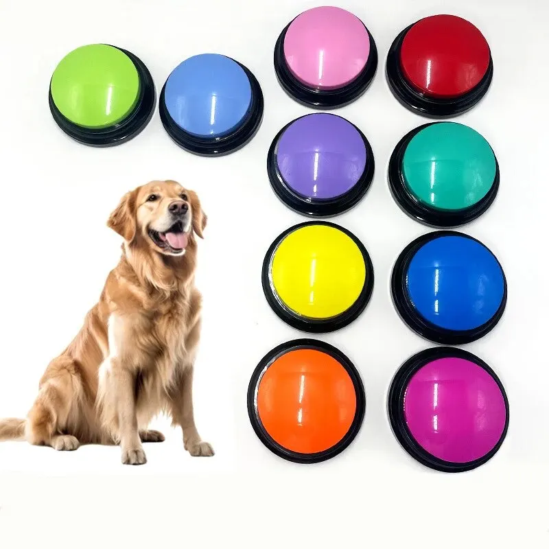 

Dog Toys Funny Dogs Recordable Pet Toys Travel Introduction to Talking Pets Pet Talking Button Portable Cute Pet Supplies