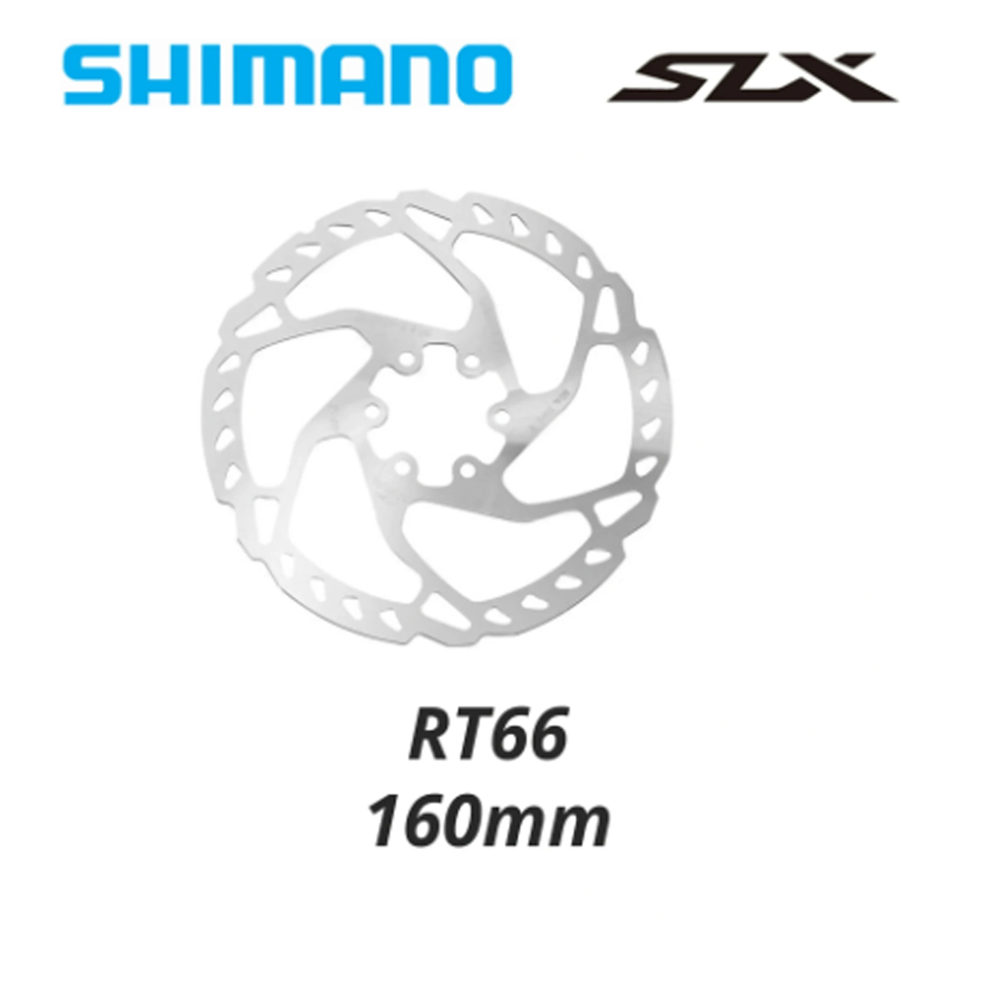 Shimano-disco de freno Deore XT RT86 SLX RT66 para bicicleta de montaña, tecnología de punto de hielo de 6 pernos, 160M