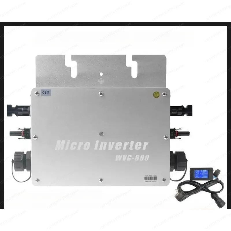 Waterproof 800W Solar Grid Connected Micro Inverter MPPT LCD Display Screen, 22-50V DC Input Micro Inverter