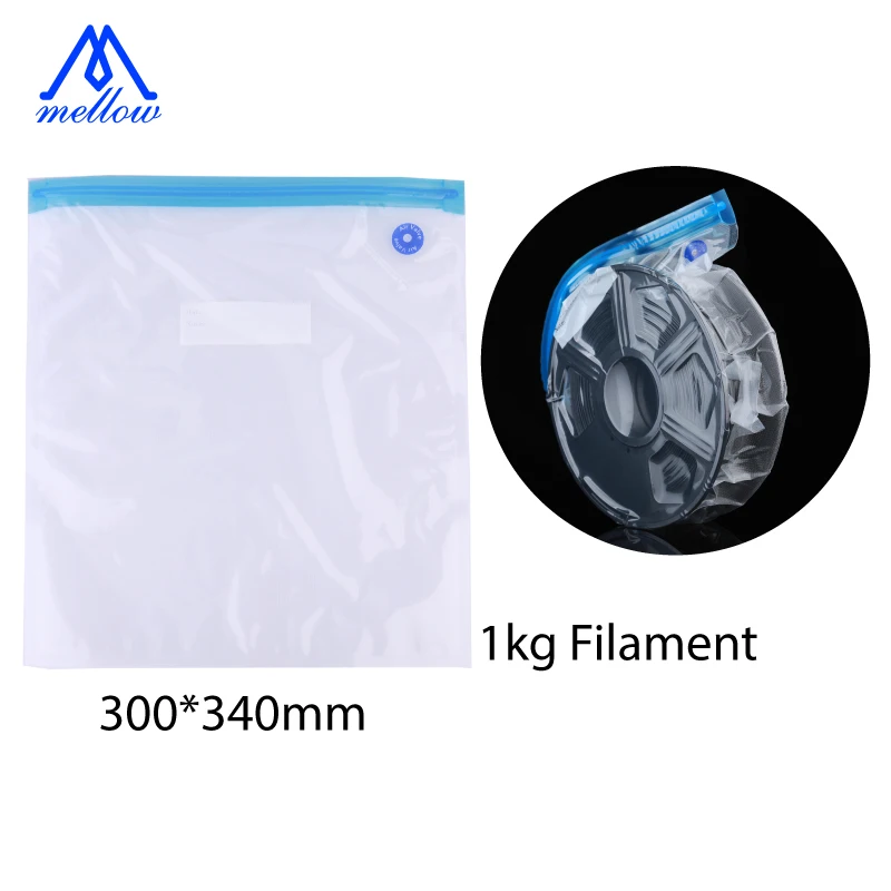 Mellow 3D Printing Filament Vacuum Bag To Prevent Moisture Storage Pla/Petg/Pva/Abs/Pc/Hips/Tpu To Improve Quality Of 3D Printer