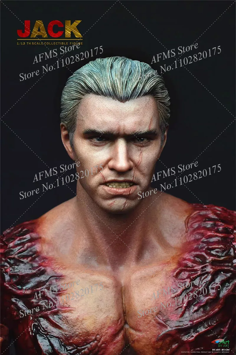 

BY-ART BY-G04 1/12 Scale Collectible Figure Jack Major Villain Doll Full Set 6Inch Men Soldier Action Figure Model Toys