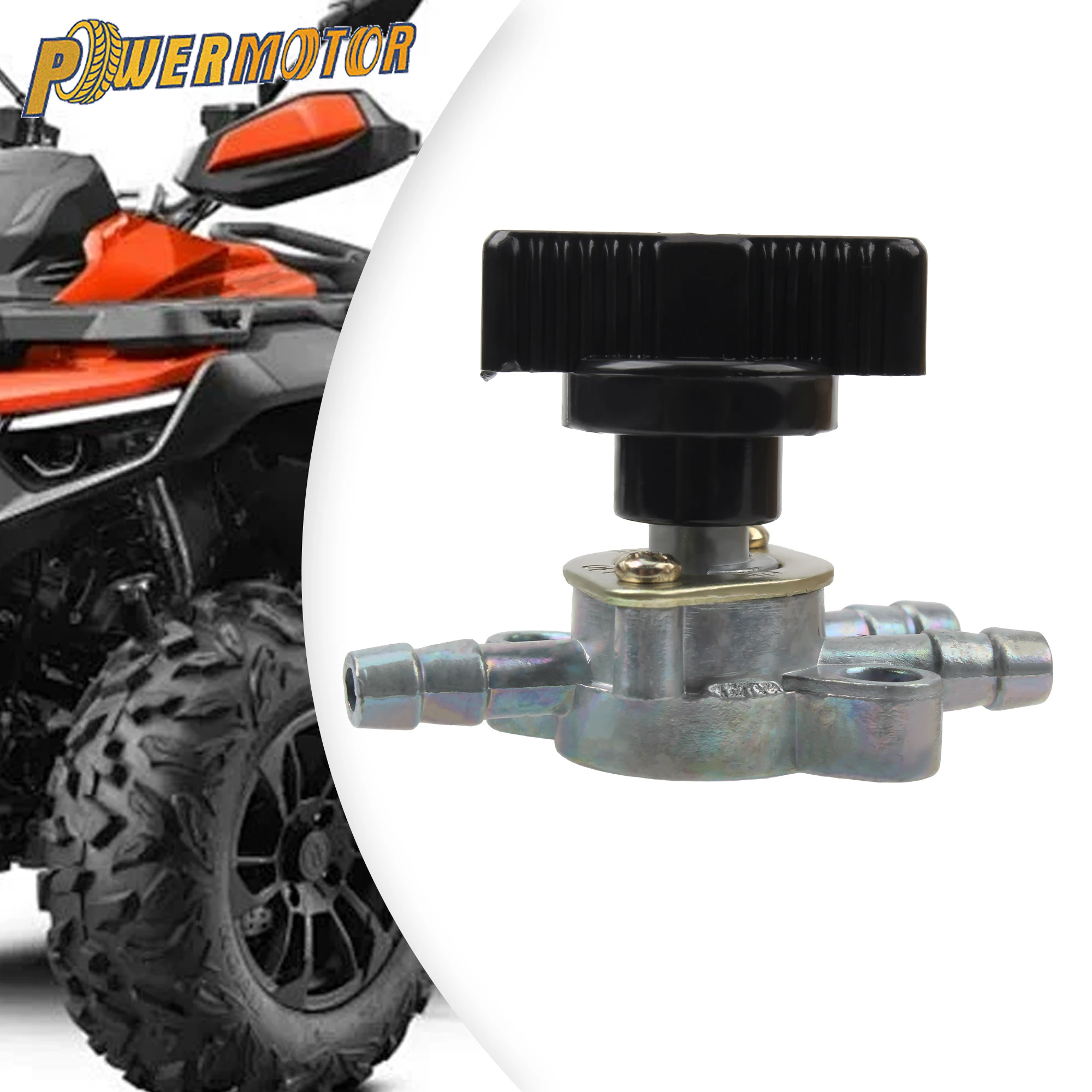 

ATV Motocross 3 Way Fuel Tank Tap Pocket Cock Valve Switch for E-ton Lightning ETon Polaris 40cc 50cc 90cc DirtBike Modified