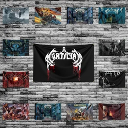3x5 Ft Heavy Rock Band-M-Morticians Flag Polyester Digital Printing Banner for Bedroom Wall Art Out Door Tapestry Decoration