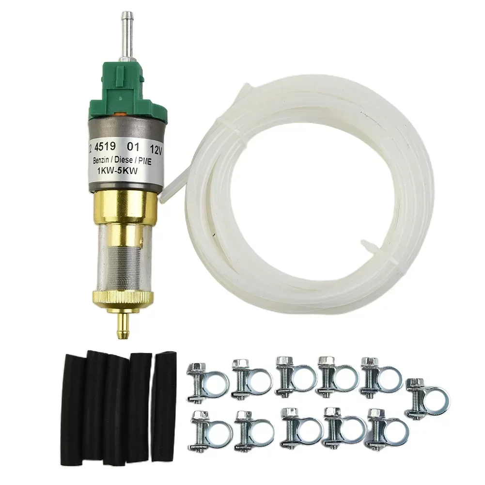 Car Accessories Pump Set Ultra Quiet Pump Set Removable Silver & Green Air Heater Diesel Diesel Heater For 1KW-5KW Car Brand New