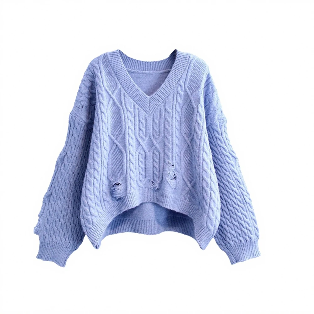 

Свитер с длинными рукавами и круглым вырезом в деловом стиле, облегающий дизайн, прямой рукав, без украшения, модный женский топ