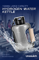 1.5L Hydrogen Rich Sports Water Bottle Portable Hydrogen Water Ionizer Machine Battery Powered for Daily Drinking