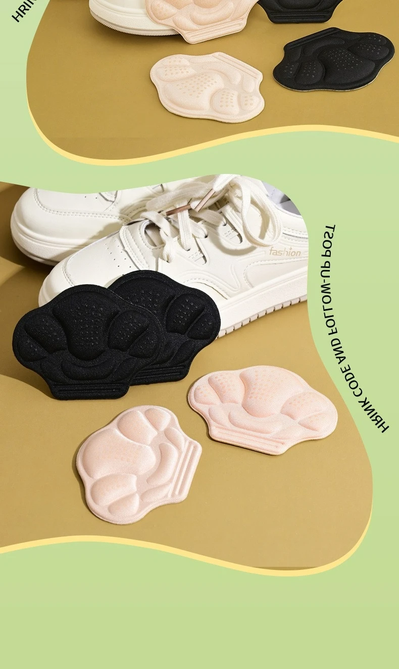 Fersengriffe für Schuhe mit losen Fersen, Fersenkissen, Anti-Blasen-Ferseneinlagen, Schuhgrößenverkleinerer, Ferseneinlagen für Sneaker und High Heels – Detail 14