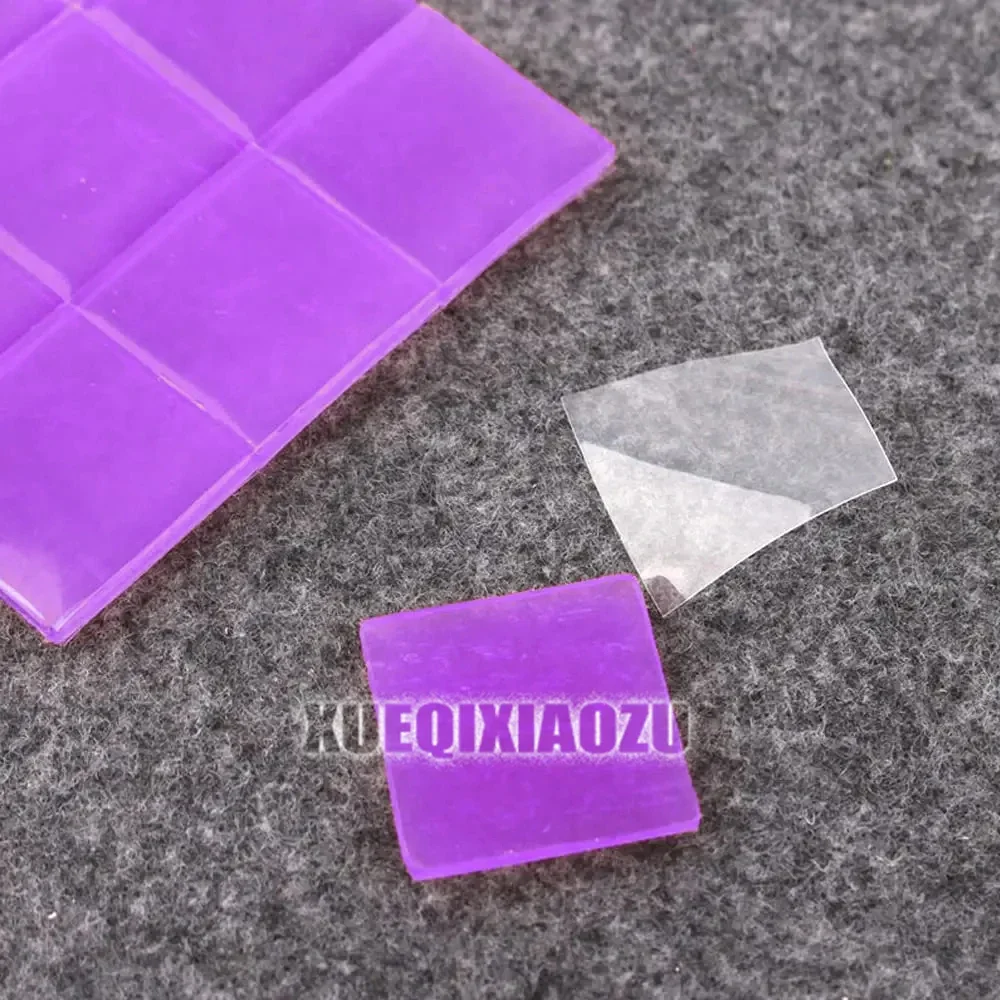 Purple 10-100 Pcs 2*2CM Diamond Painting Wax Mud Glue Accessory Diamond Embroidery Cross Stitch Diamond Painting Glue Tool