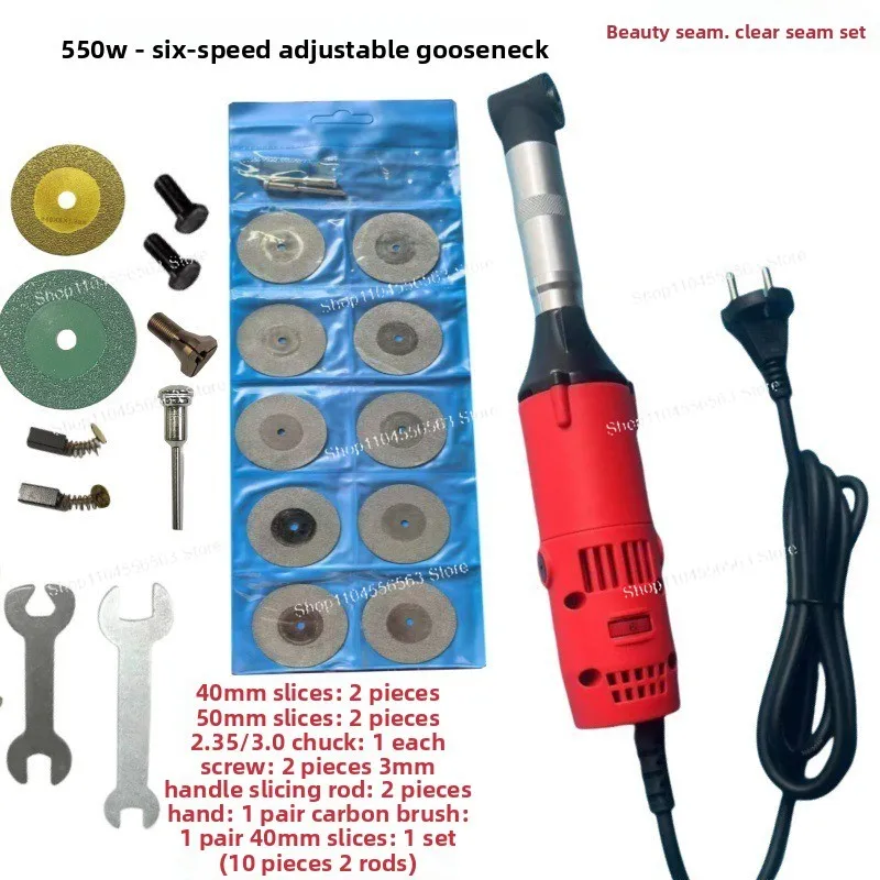 

550W High-Power 90° Electric Angle Grinder - Multifunctional for Mold Polishing, Tile Seaming & Grinding